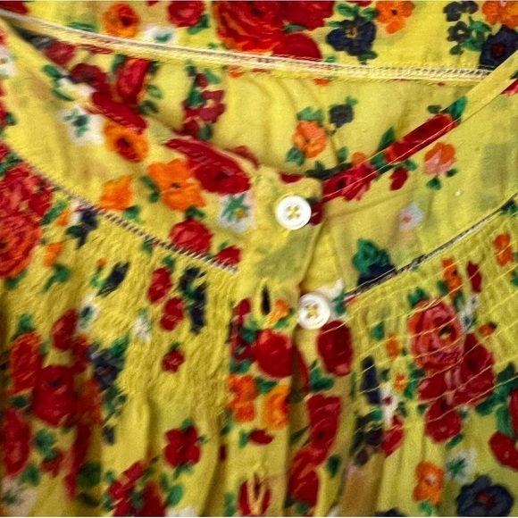 Postmark Anthropologie Floral Lemon Drop Top - Picture 8 of 10